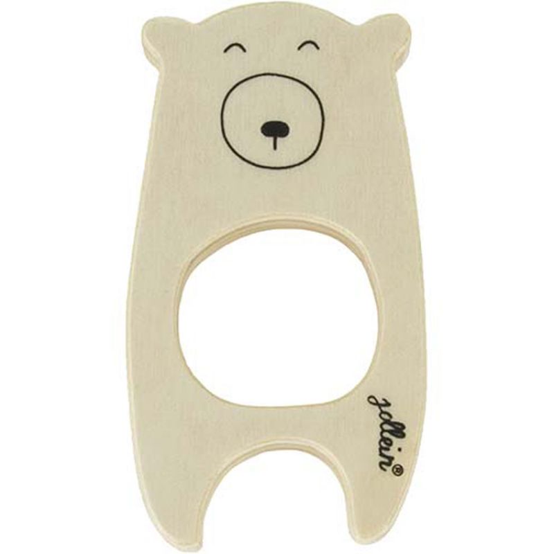 Anneau de dentition en bois Ours Jollein