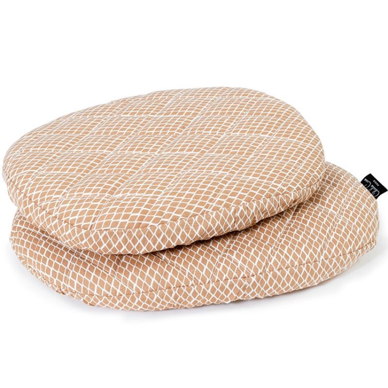 Coussins pour chaise haute Tibu Diamond toast Charlie Crane