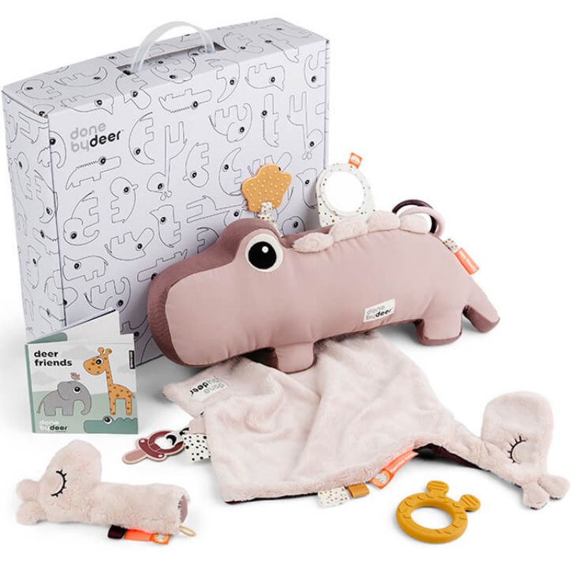 Coffret de naissance jeux d'éveil Goodie box Rose Done by Deer