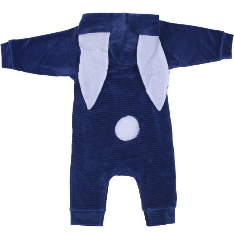 Combinaison en velours Lapin bleu (12-18 mois) BB & Co