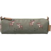 Trousse scolaire Faon olive