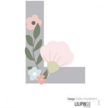 Lettre adhésive Bloom L  par Lilipinso