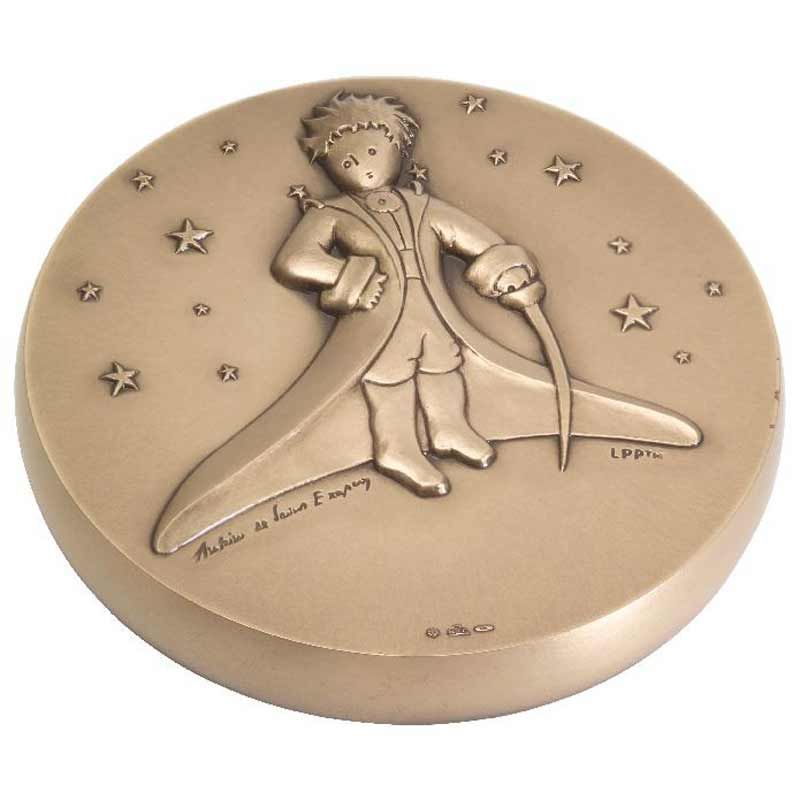 Presse-papiers Petit Prince dans les étoiles (bronze) Monnaie de Paris
