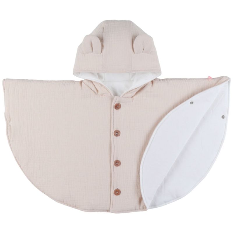 Poncho en mousseline bio Beige (18-36 mois) Noukie's Produit 1