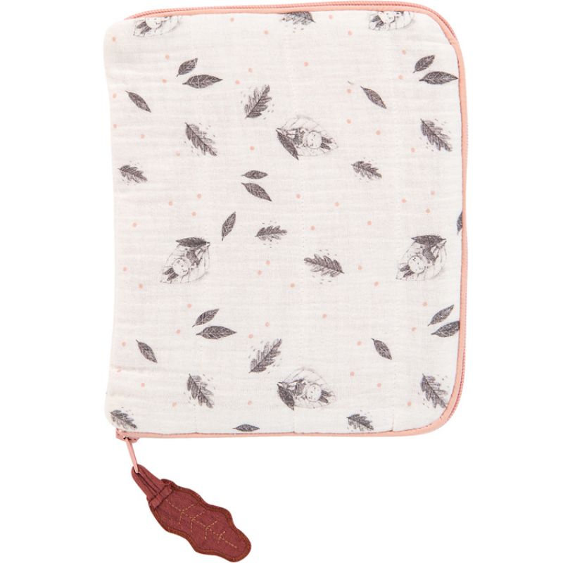 Protège carnet de santé crème Après la pluie Moulin Roty