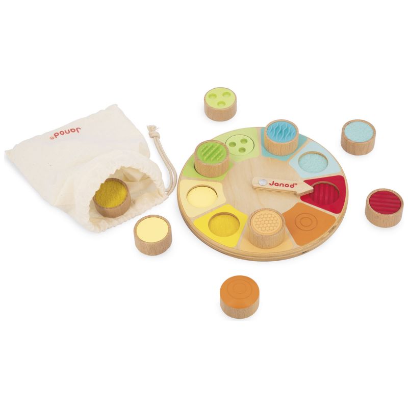 Jeu de mémo tactile Roue Memo Touch Sensoriel Janod Produit 4