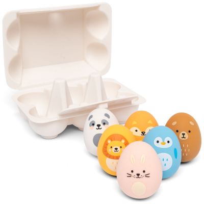 Boîte d'œufs hochets (6 pièces)