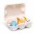 Variation Beige, bleu, marron du produit Boîte d'œufs hochets (6 pièces) de la marque Little L