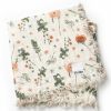 Couverture en coton froissé fleur Meadow Blossom (75 x 100 cm) - Elodie Details