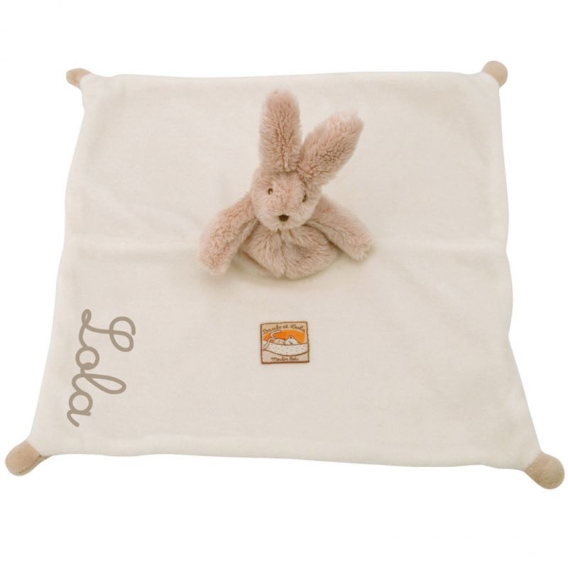 Doudou lapin Lola personnalisable  Moulin Roty
