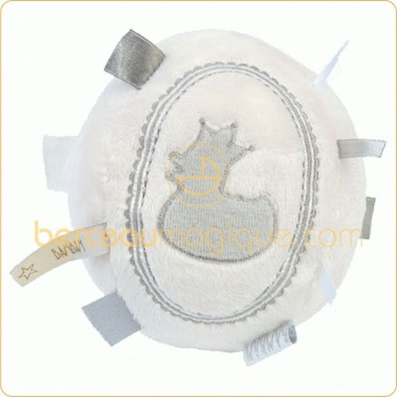 Doudou balle ivoire canard royal BAMBAM