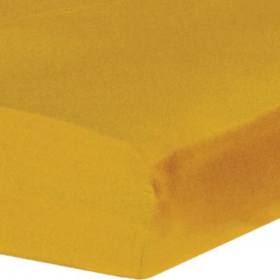 Drap housse en coton moutarde (60 x 120 cm)  par Trois Kilos Sept