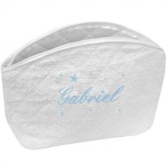 Trousse de toilette étoile bleu (personnalisable)