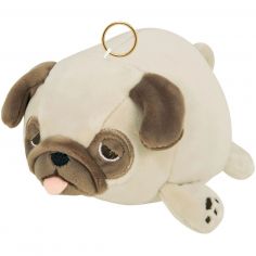 Porte-clé peluche Nemu Nemu Hana le Bulldog (11 cm) - Trousselier