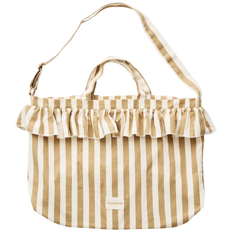 Sac bandoulière adulte Beige Stripe Wildride Produit 1