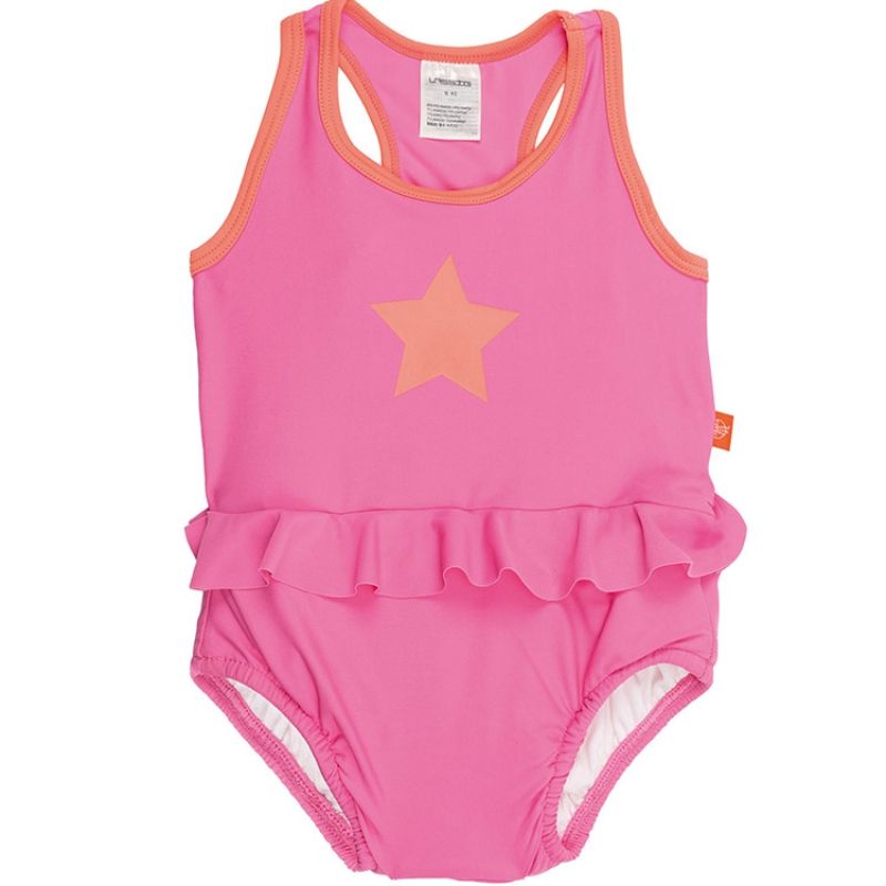 Maillot de bain 1 pièce Splash & Fun étoile rose et orange (36 mois) Lässig