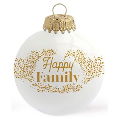 Boule de Noël Happy Family