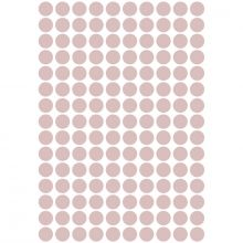 Stickers ronds vieux rose (29,7 x 42 cm)  par Lilipinso