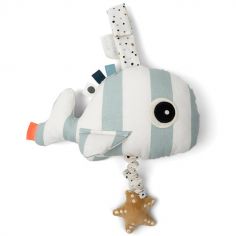Peluche musicale à suspendre baleine bleue Wally