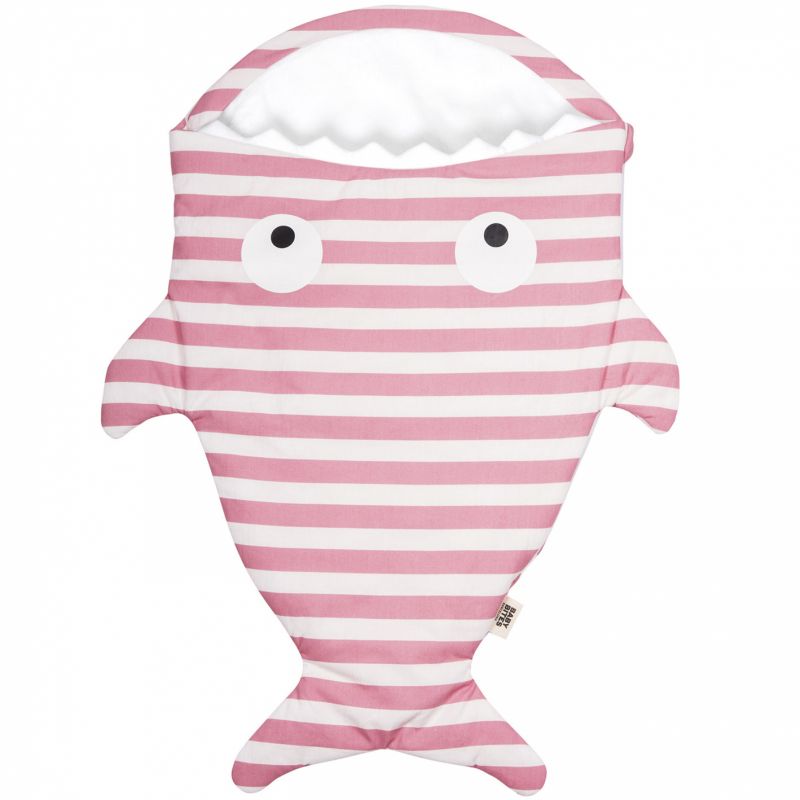 Nid d'ange léger Requin rayé rose Baby Bites