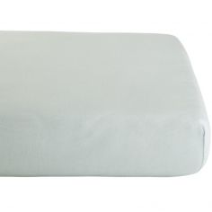 Lot De 2 Draps Housse Terracotta Et Blanc 60 X 1 Cm