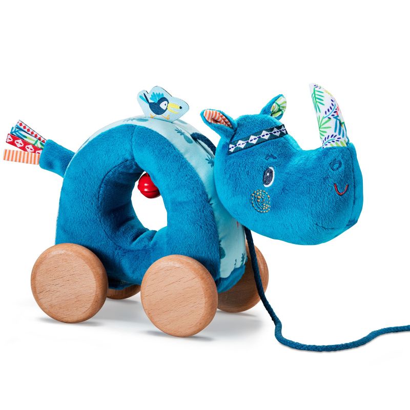 Jouet à tirer Marius le rhinocéros Lilliputiens