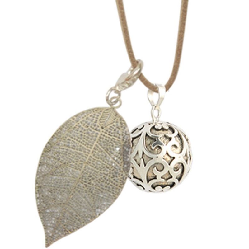 Bola sur cordon en suédine Emotion Romee (argent 925°) Nativee