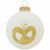Variation Blanc, beige du produit Boule de Noël Bretzel Noël Gourmand (personnalisable) de la marque Baubels