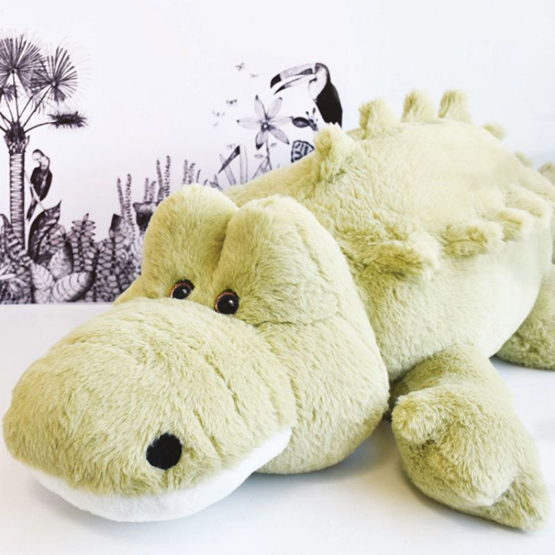 Image d'ambiance de présentation du produit Peluche géante Crocodile Croco'Doux La savane (60 cm) - Histoire d'Ours