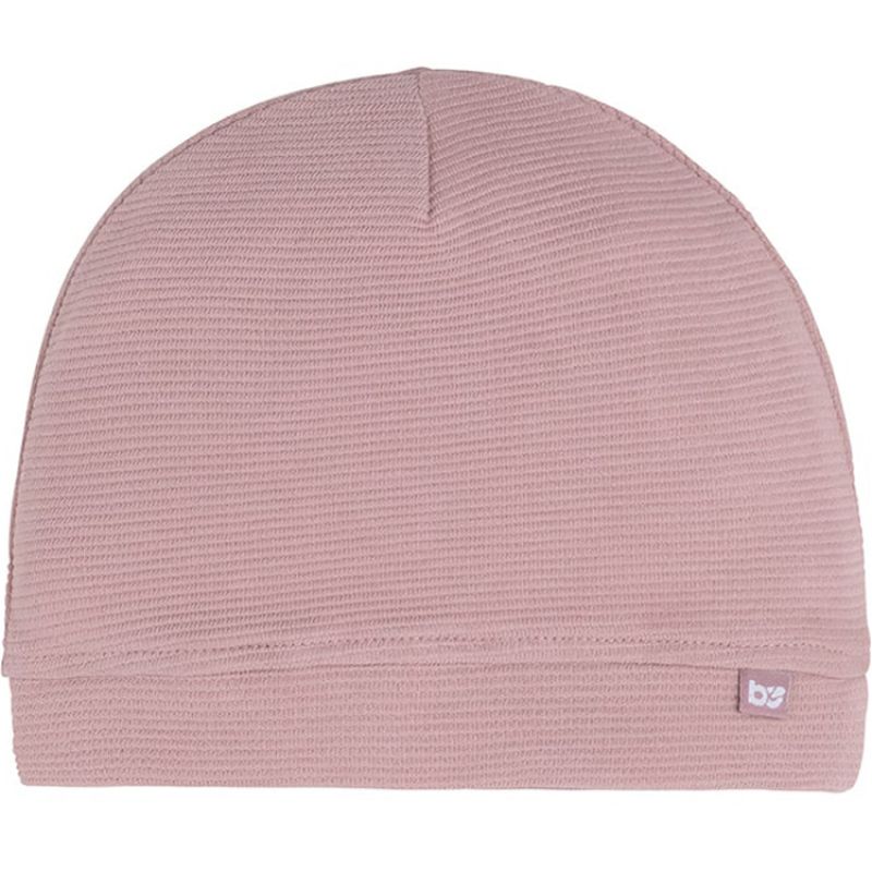 Bonnet en coton Pure vieux rose (0-3 mois) Baby's Only