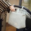 Sac à langer Praliné Rayures Matcha Walking Mum Ambiance 7