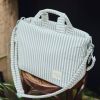 Sac à langer Praliné Rayures Matcha Walking Mum Ambiance 8