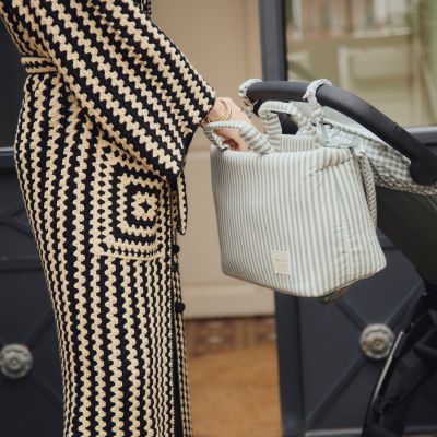 Sac à langer Praliné Rayures Matcha