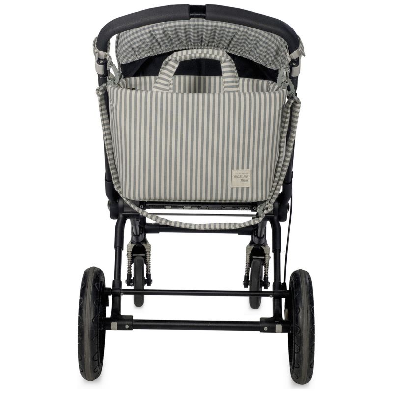 Sac à langer Praliné Rayures Matcha Walking Mum Produit 3