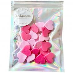 Accessoires de vélo Petits Cœurs Rose - Ratatam