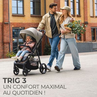 Poussette Trig 3 Stone Beige