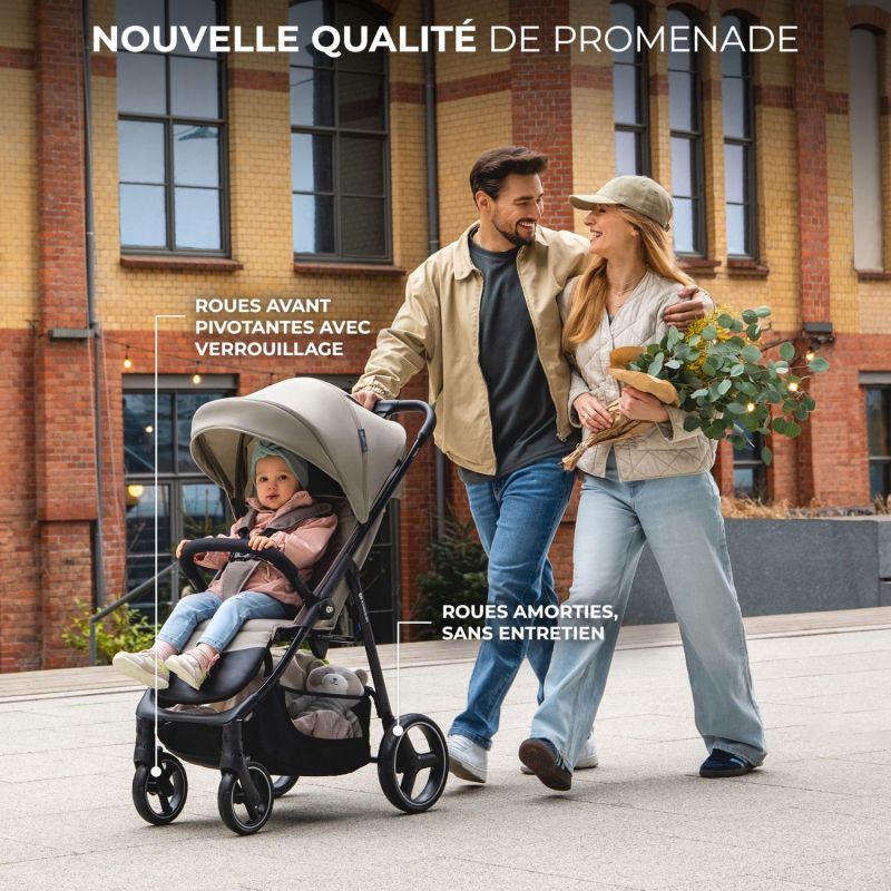 Poussette Trig 3 Stone Beige Kinderkraft Ambiance 7