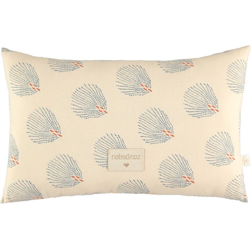 Coussin Laurel Blue Gatsby Cream (22 x 35 cm) Nobodinoz