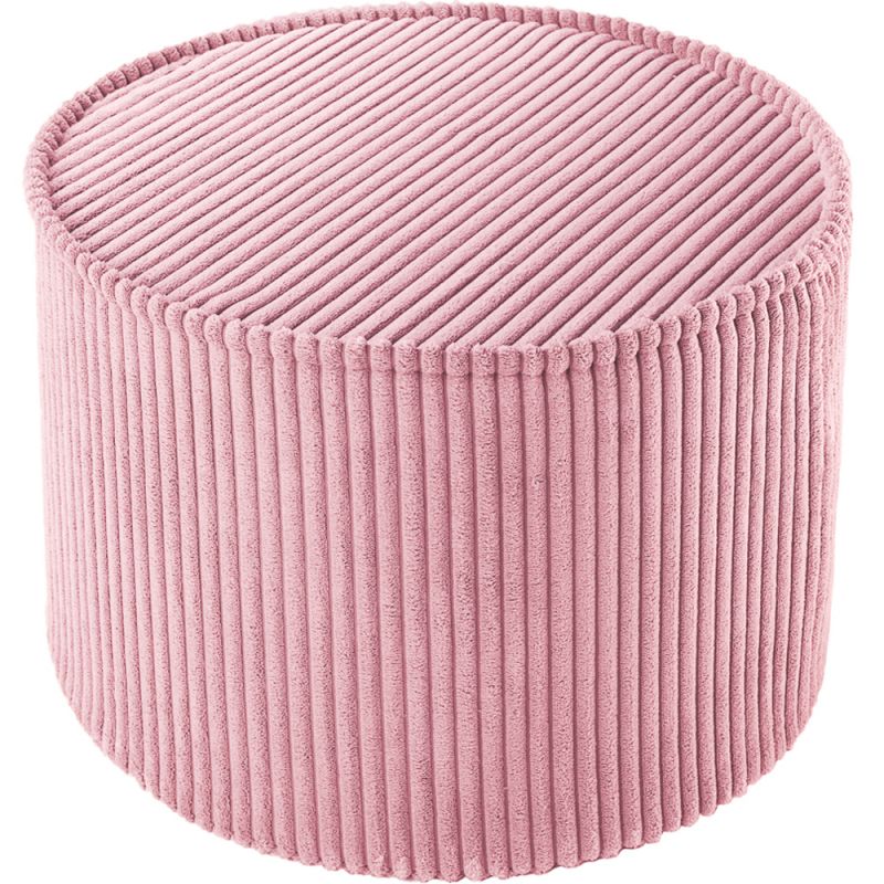 Pouf Pink Mousse velours côtelé Wigiwama Produit 1