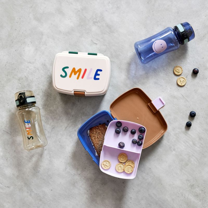 Set lunchbox et gourde Little Gang Caramel-blue (0,46 L) Lässig Ambiance 9