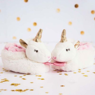 Coffret chaussons de naissance Ma jolie licorne (0-6 mois) (Doudou Et Compagnie) - Image 3