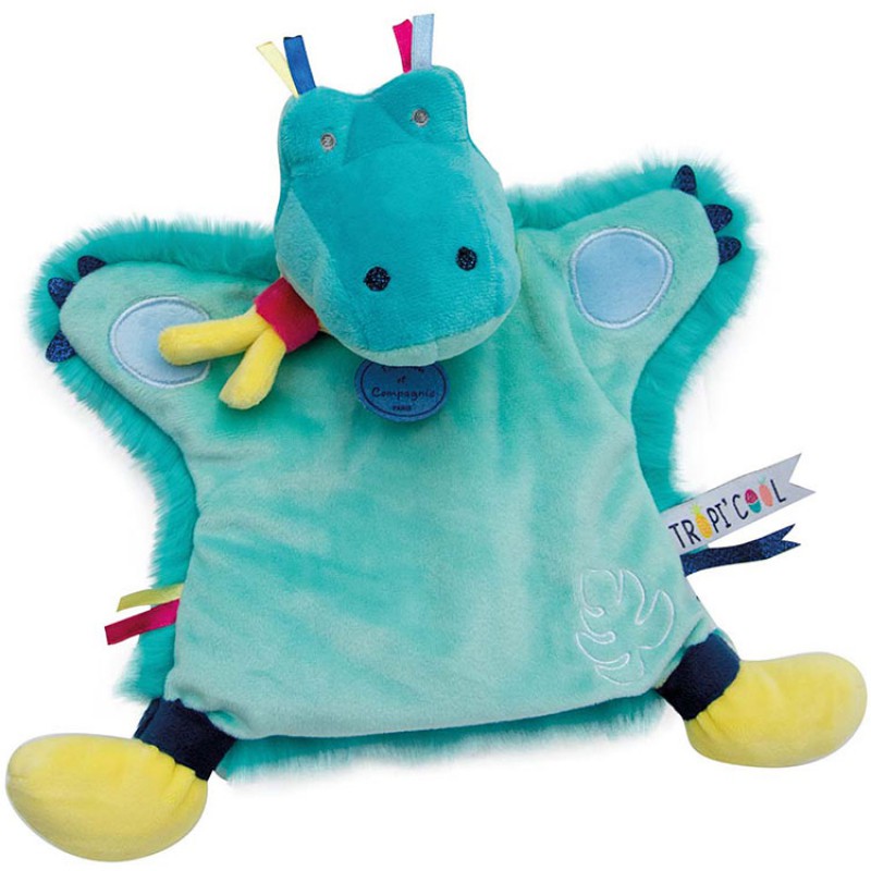 Marionnette Crocodile Tropi'cool Doudou et Compagnie