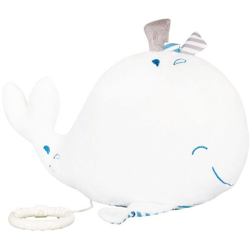 Peluche musicale Blue baleine Sauthon