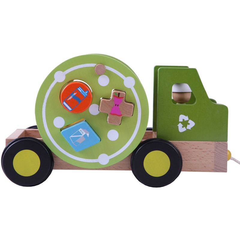 Camion de recyclage en bois EverEarth