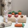 Jeu à encastrer buche, lapins et légumes  par Egmont Toys