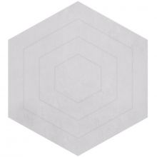 Tapis coton hexagone gris (120 x 108 cm)  par Lilipinso