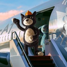 Peluche Jack le chat Original (32 cm)