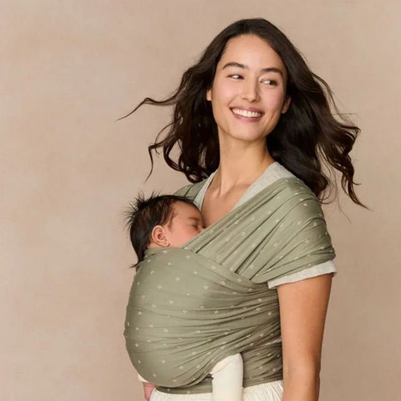 Echarpe de portage Aura Knit Olive Diamonds Ergobaby Produit 3