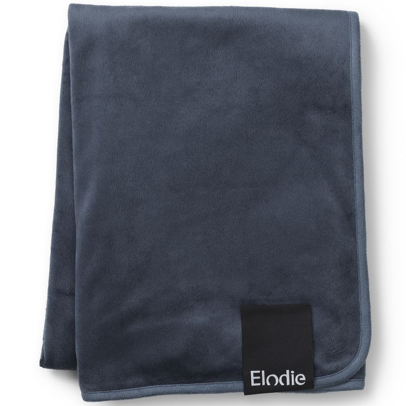 Couverture polaire bleu nuit Juniper Blue (100 x 75 cm) Elodie Details