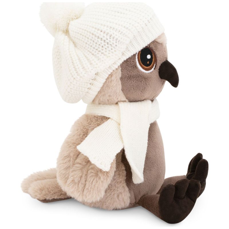 Hibou avec bonnet blanc et écharpe Sonya (20 cm assis) Orange Toys Produit 2